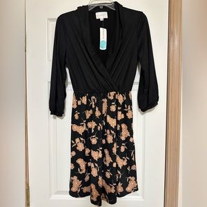 French Grey Matilda Brushed Knit Dress